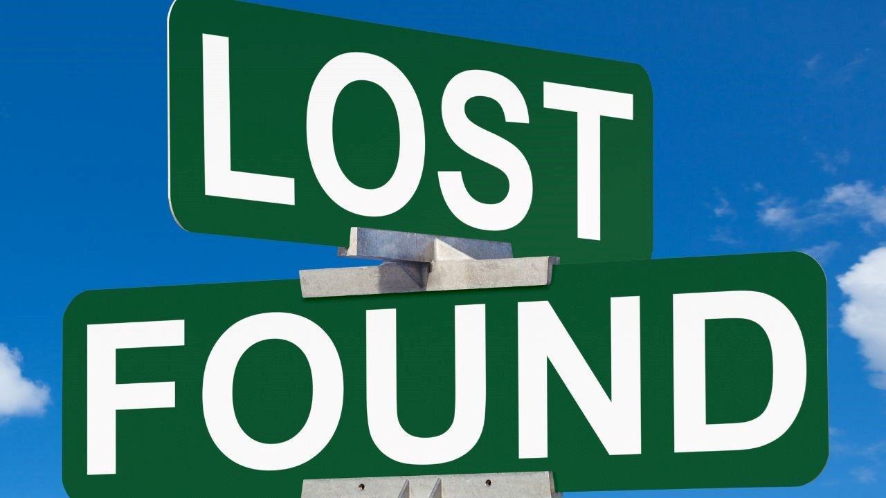 lost and found sign